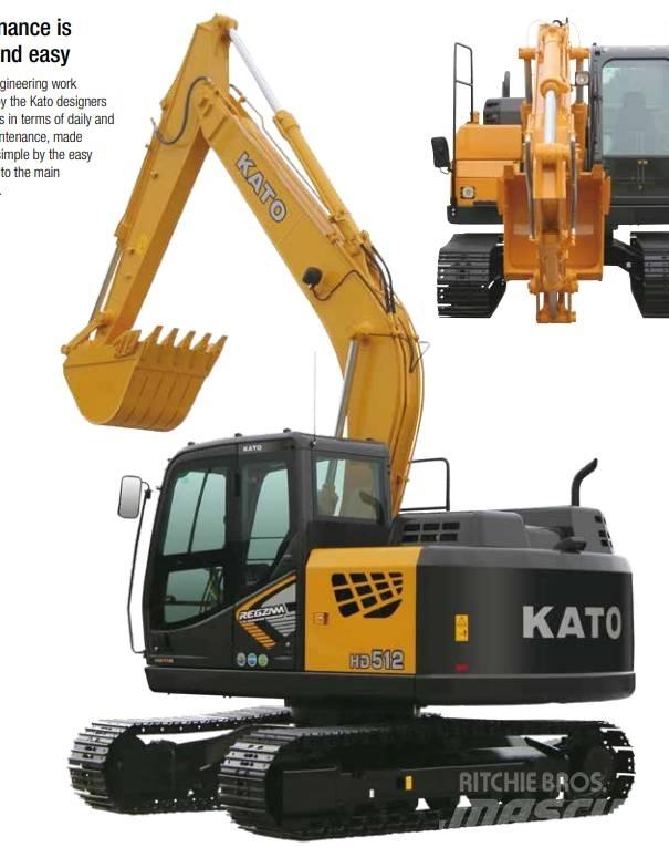 Kato 514 Pelle sur chenilles