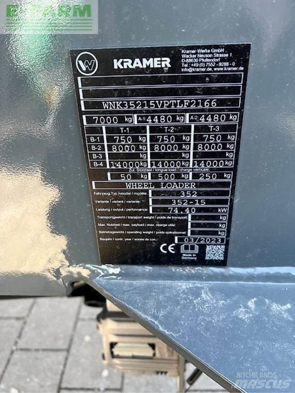 Kramer kl35.8t Télescopique agricole