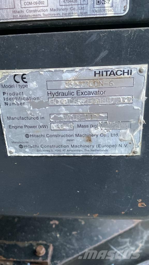 Hitachi ZX210LCN-6 Abatteuse