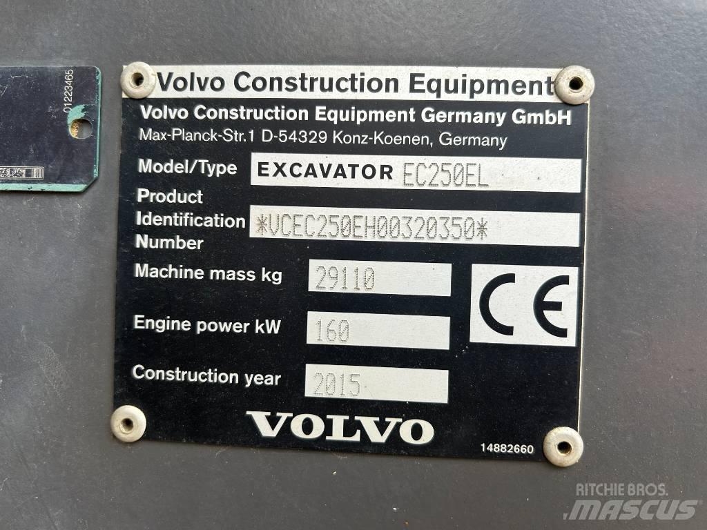 Volvo EC 250 EL Pelle sur chenilles