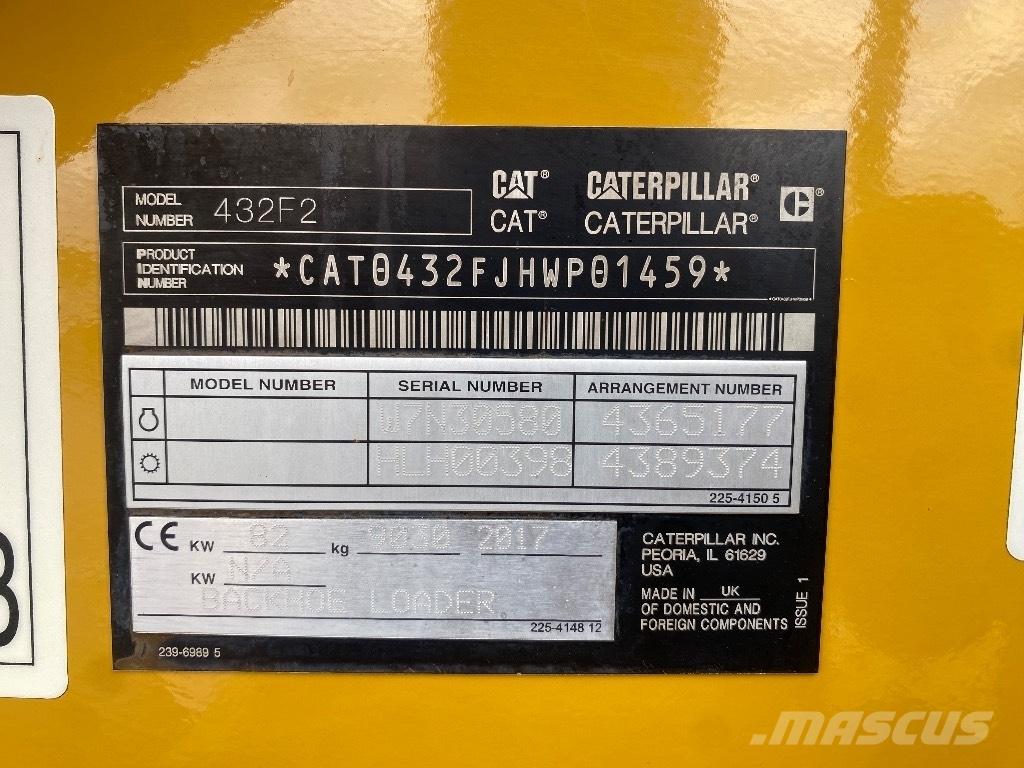 CAT 432 F Tractopelle