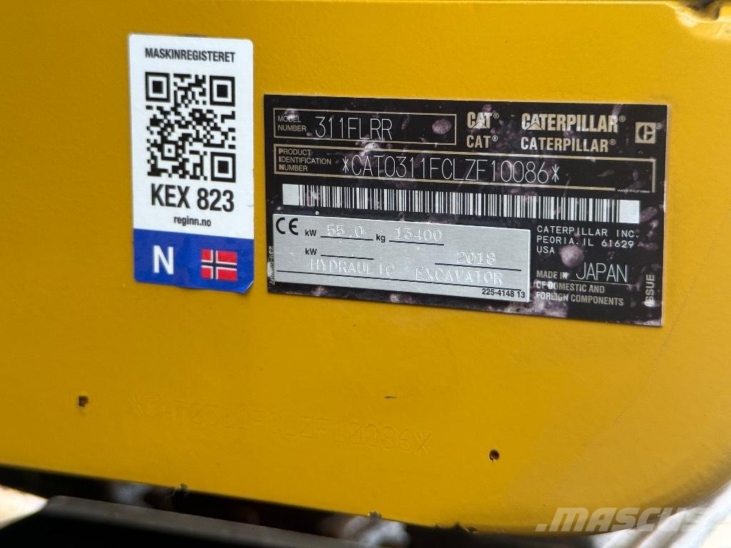 CAT 311 F LRR Pelle sur chenilles