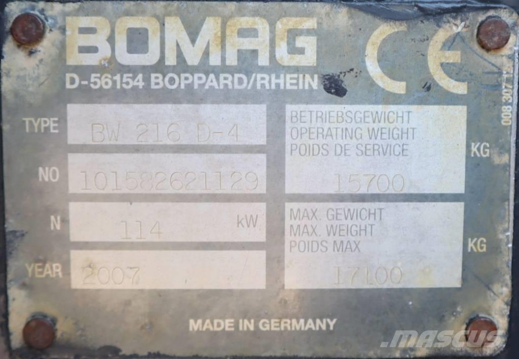 Bomag BW 216 D-4 Compacteur de sol