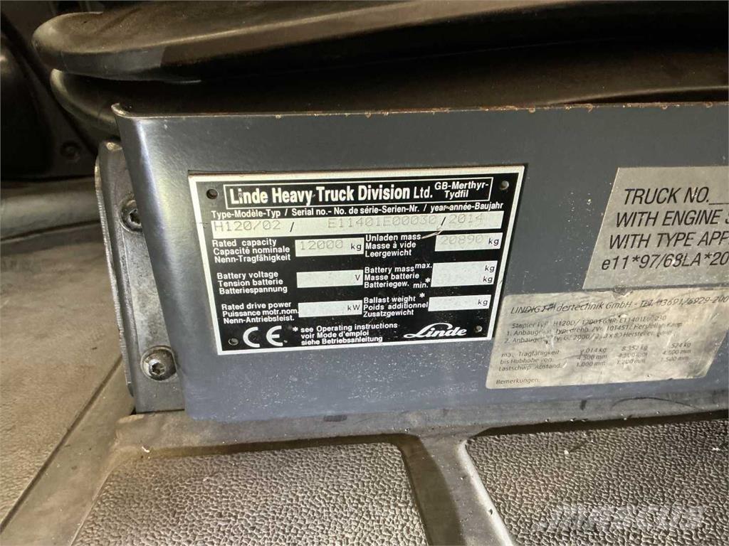 Linde H120D/1200 Chariots diesel