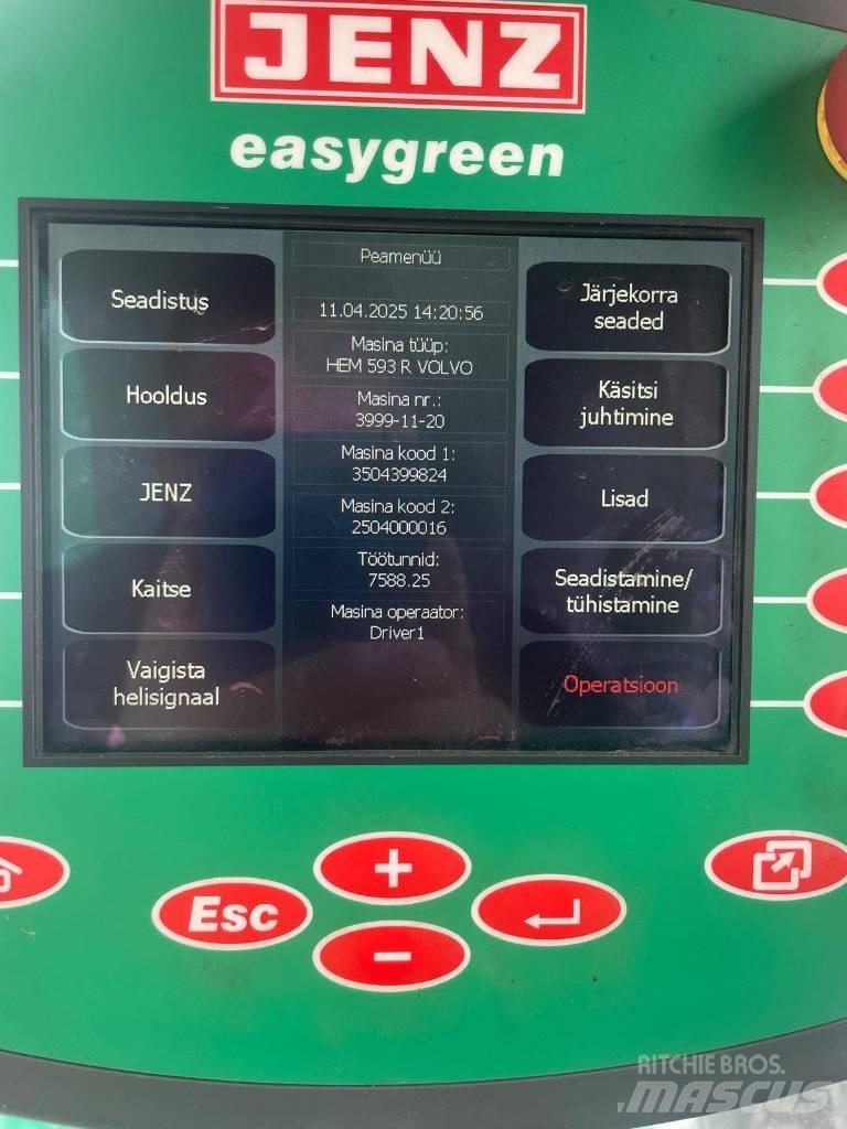 JENZ HEM 593 R Broyeur de végétaux