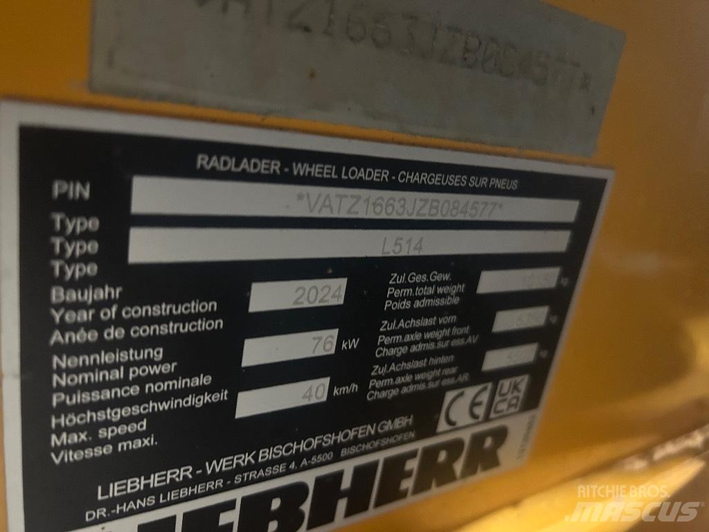 Liebherr L 514 Chargeuse sur pneus