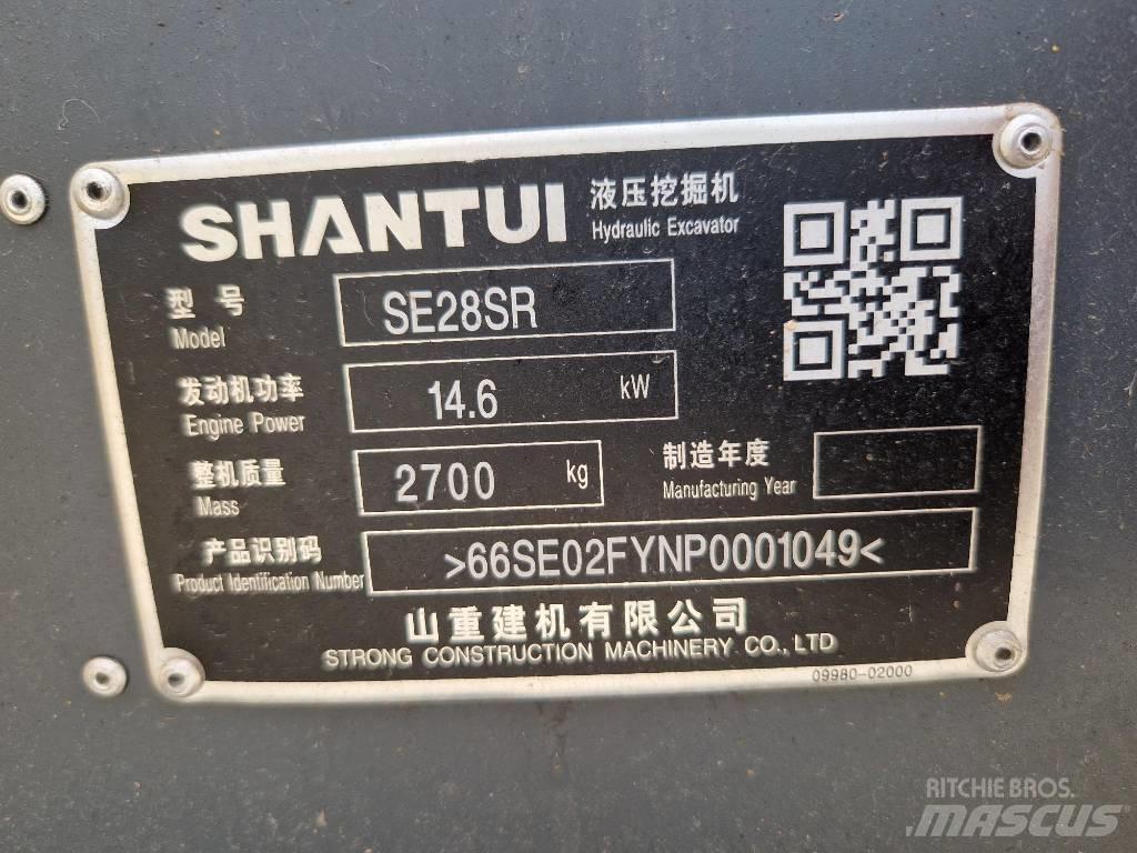 Shantui SE28SR Pelle sur pneus