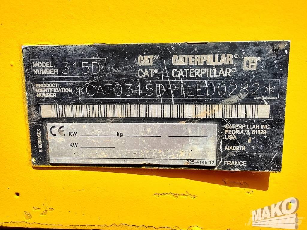 CAT 315 D Pelle sur chenilles