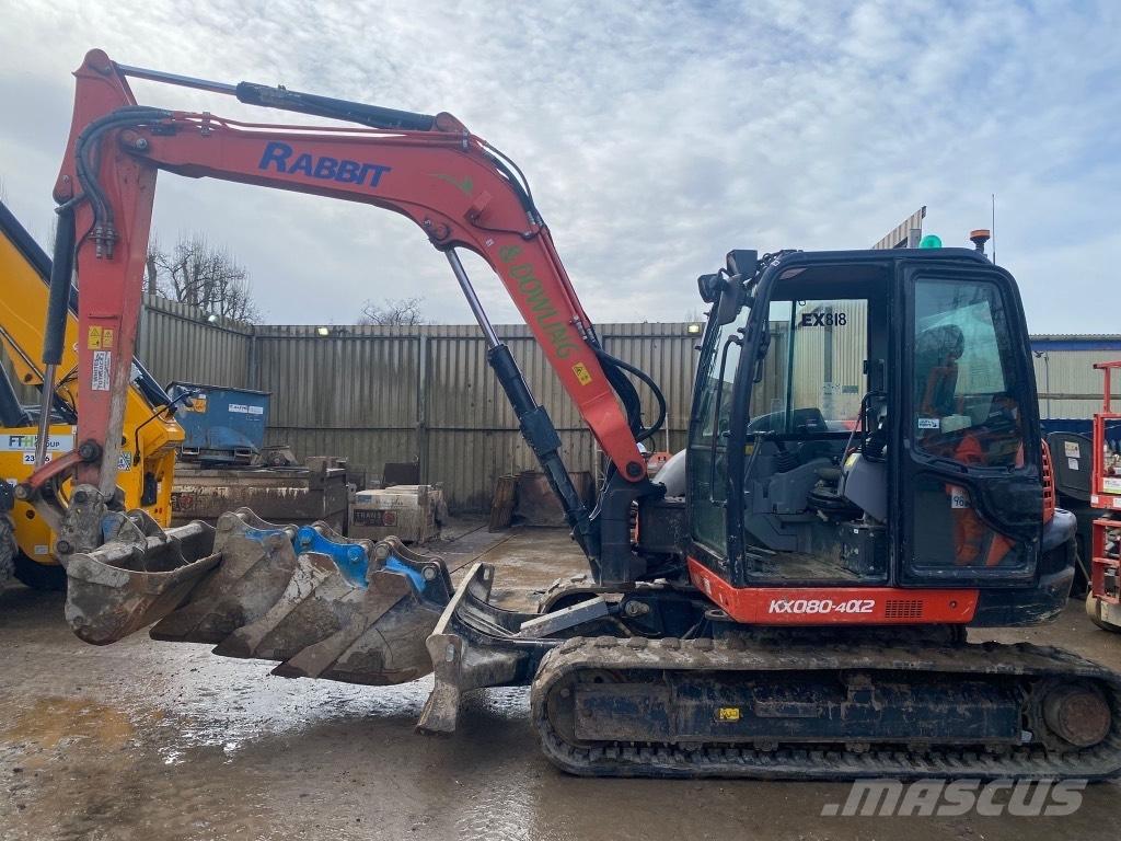 Kubota KX 080-4 Mini pelle 7t-12t