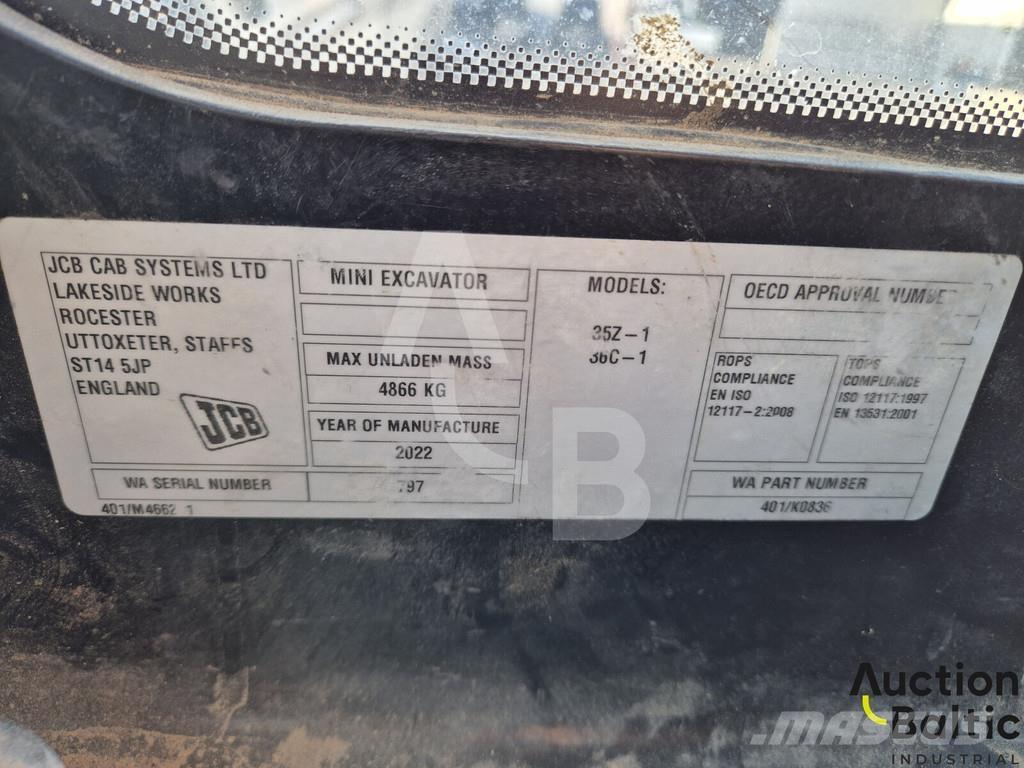 JCB 36C-1 Mini pelle < 7t