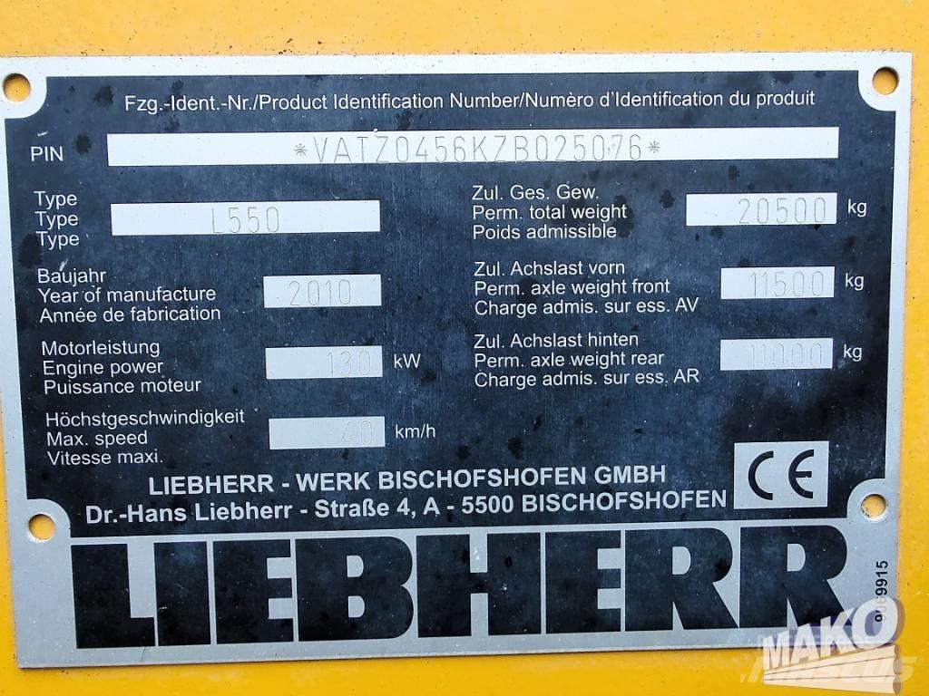 Liebherr L 550 Chargeuse sur pneus