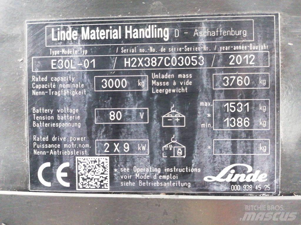 Linde E30L-01 Chariots élévateurs électriques