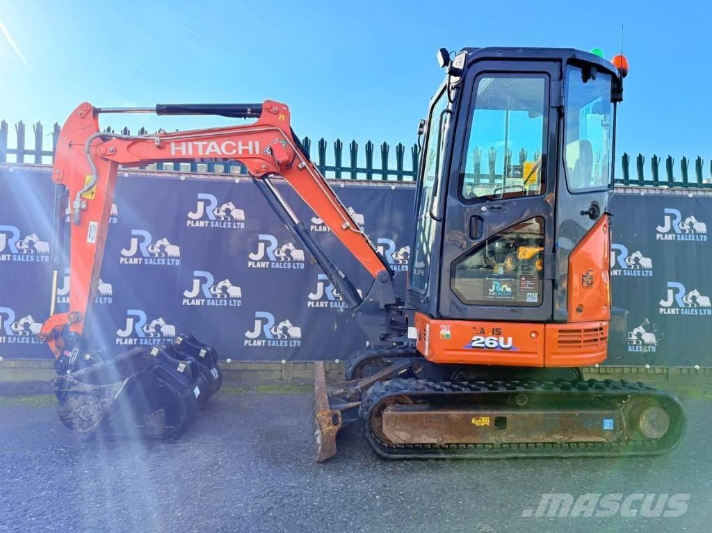 Hitachi ZX 26 U-6 CR Mini pelle < 7t