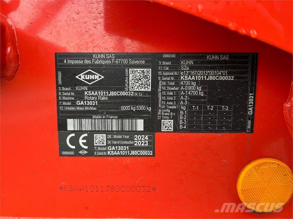 Kuhn GA 13031 Faucheuse andaineuse automotrice