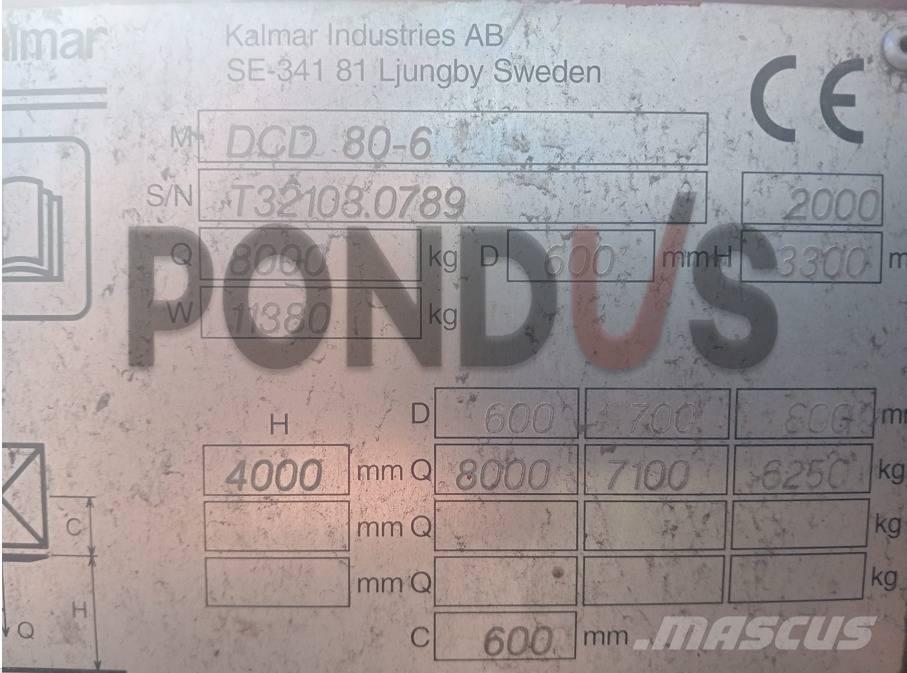 Kalmar DCD 80-6 Chariots diesel