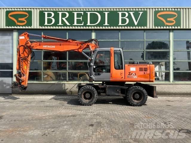 Hitachi ZX 160 W Pelle sur pneus
