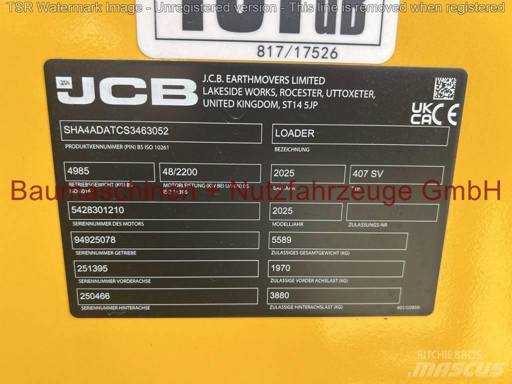 JCB 407 Klima -Demo- Chargeuse sur pneus