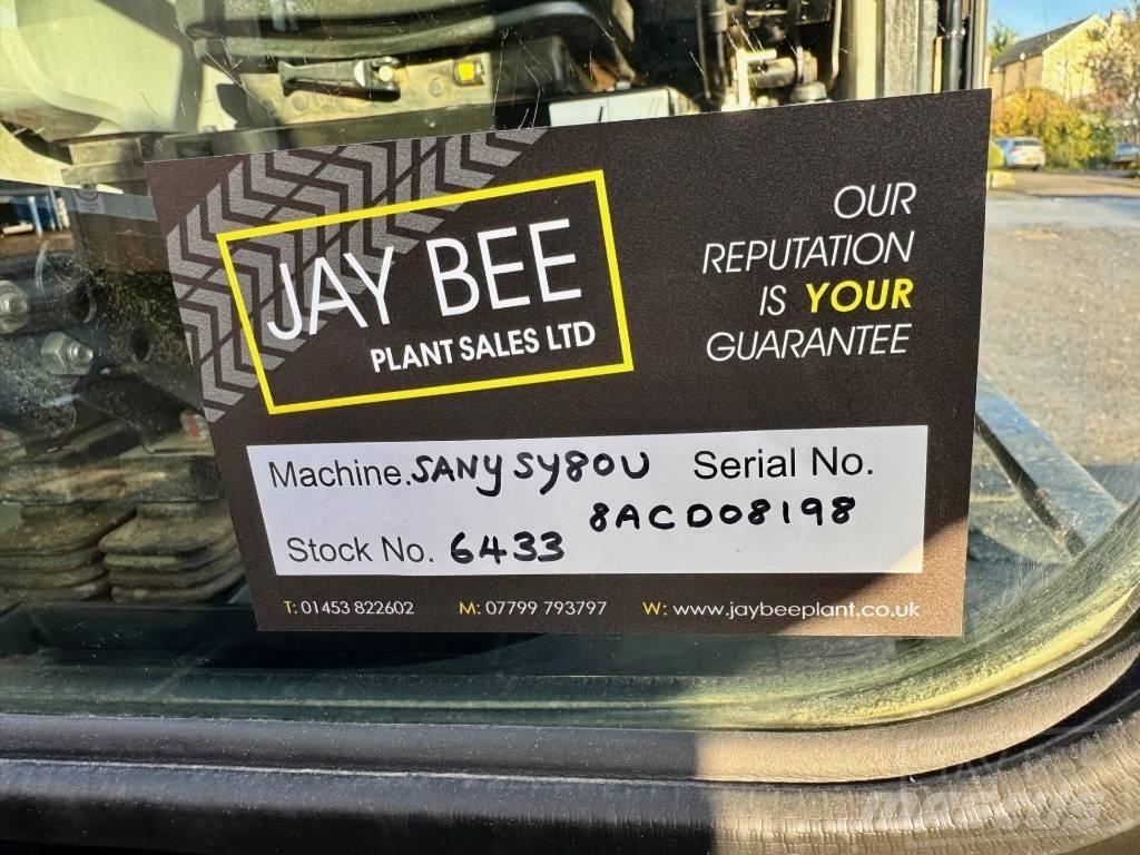 Sany SY 80 U Mini pelle < 7t