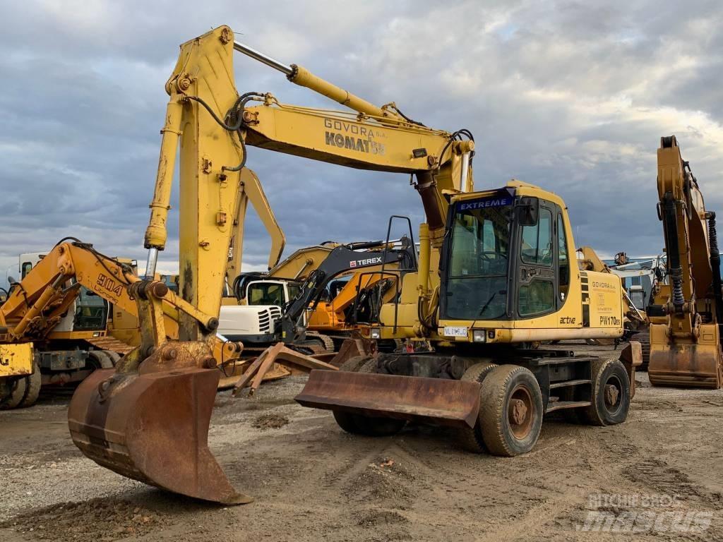 Komatsu PW 170 ES Pelle sur pneus