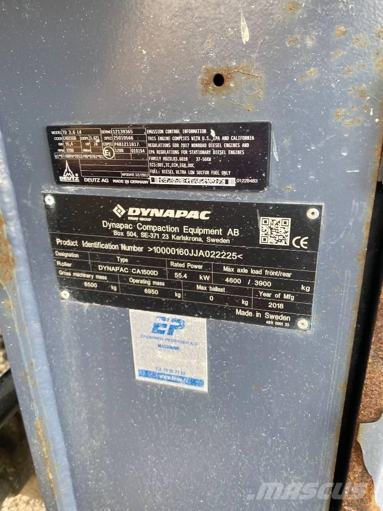 Dynapac CA 1500 D Autres rouleaux