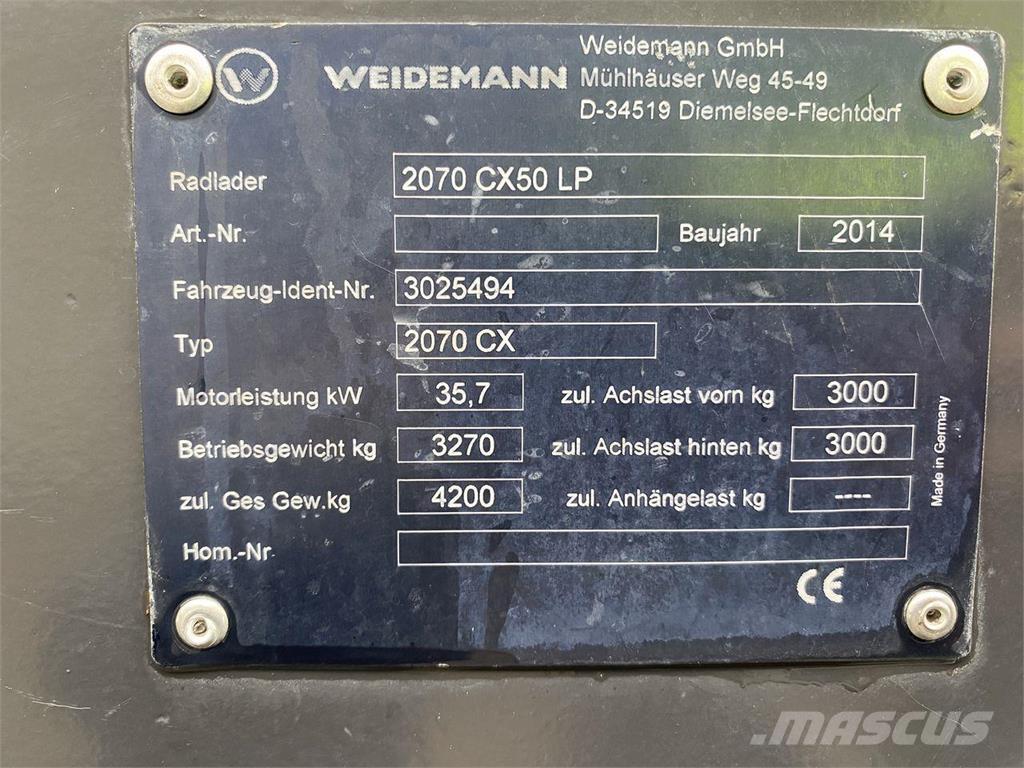 Weidemann 2070 Chargeuse multifonction