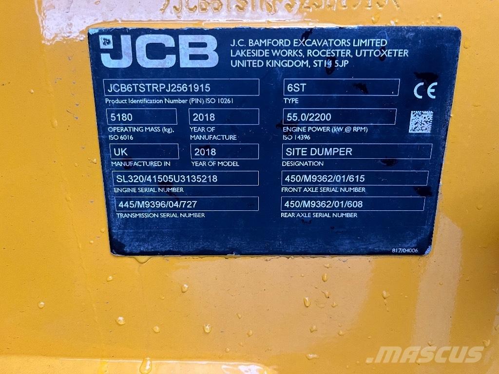 JCB 6 ST-1 Mini tombereau