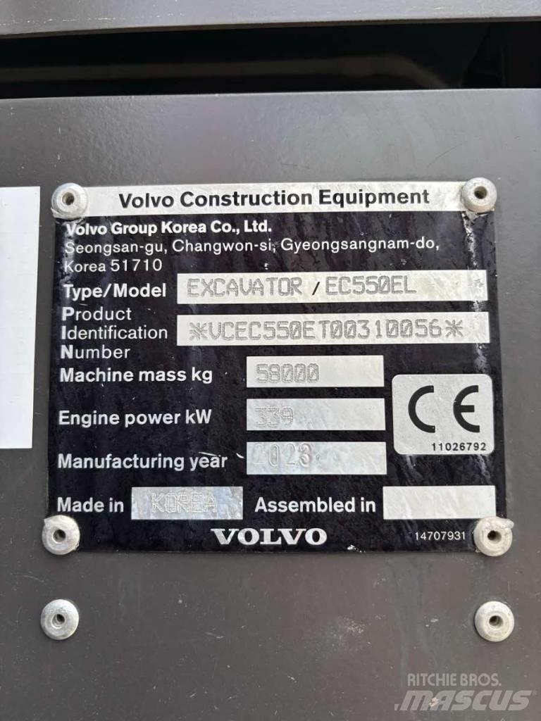 Volvo EC550EL Pelle sur chenilles