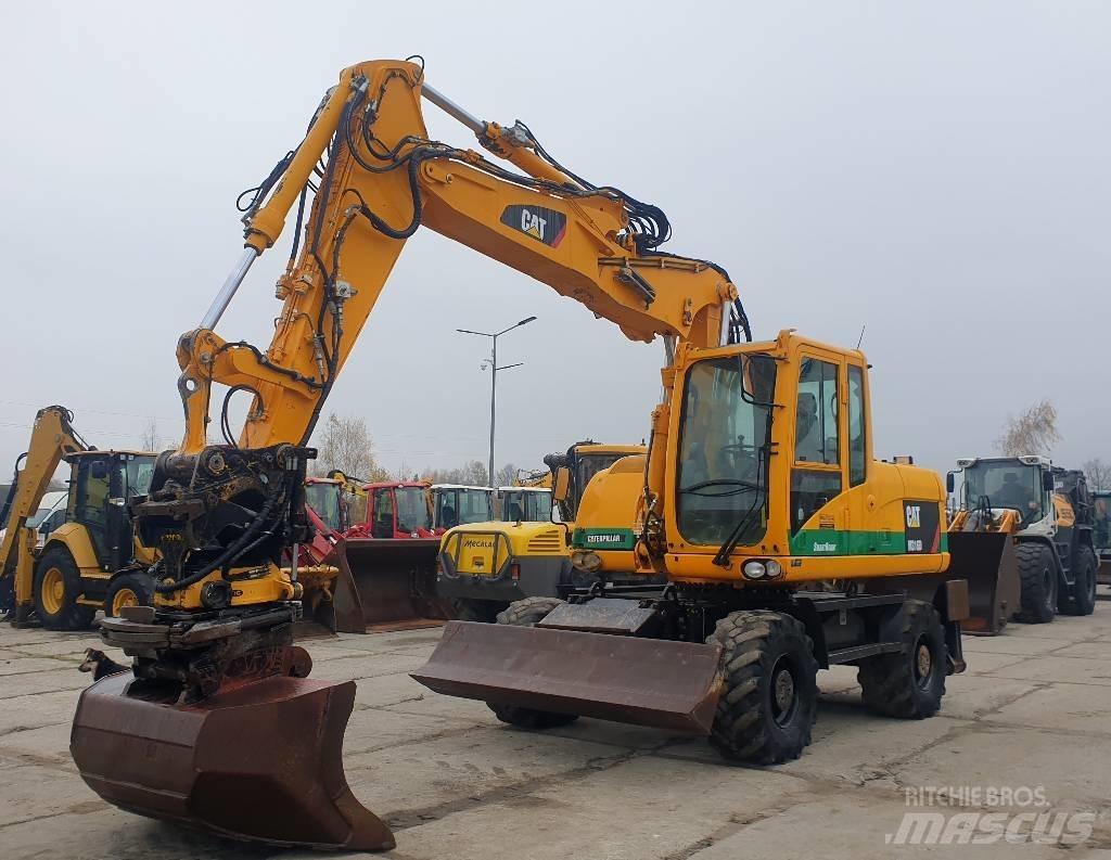CAT M 316 D Pelle sur pneus