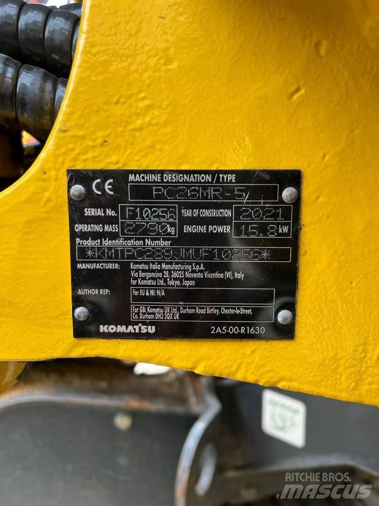 Komatsu PC26MR-5 Mini pelle < 7t