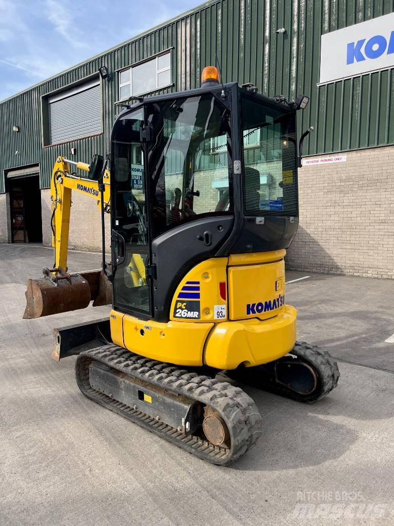 Komatsu PC26MR-5 Mini pelle < 7t