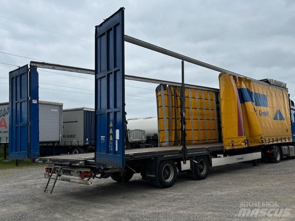 Krone Mega 2achs Semi remorque à rideaux coulissants (PLSC)