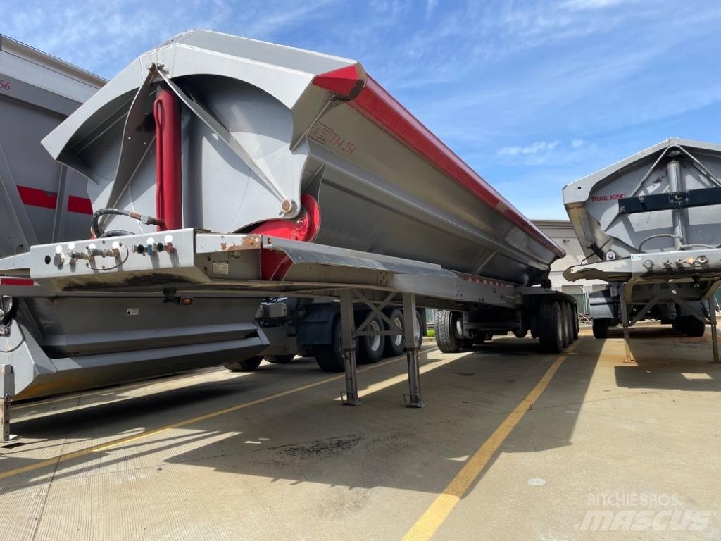  OSW 4 Axle Side Dump Remorque benne