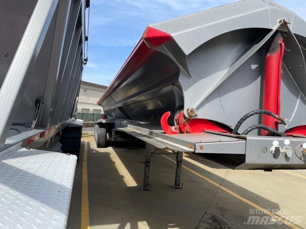  OSW 4 Axle Side Dump Remorque benne