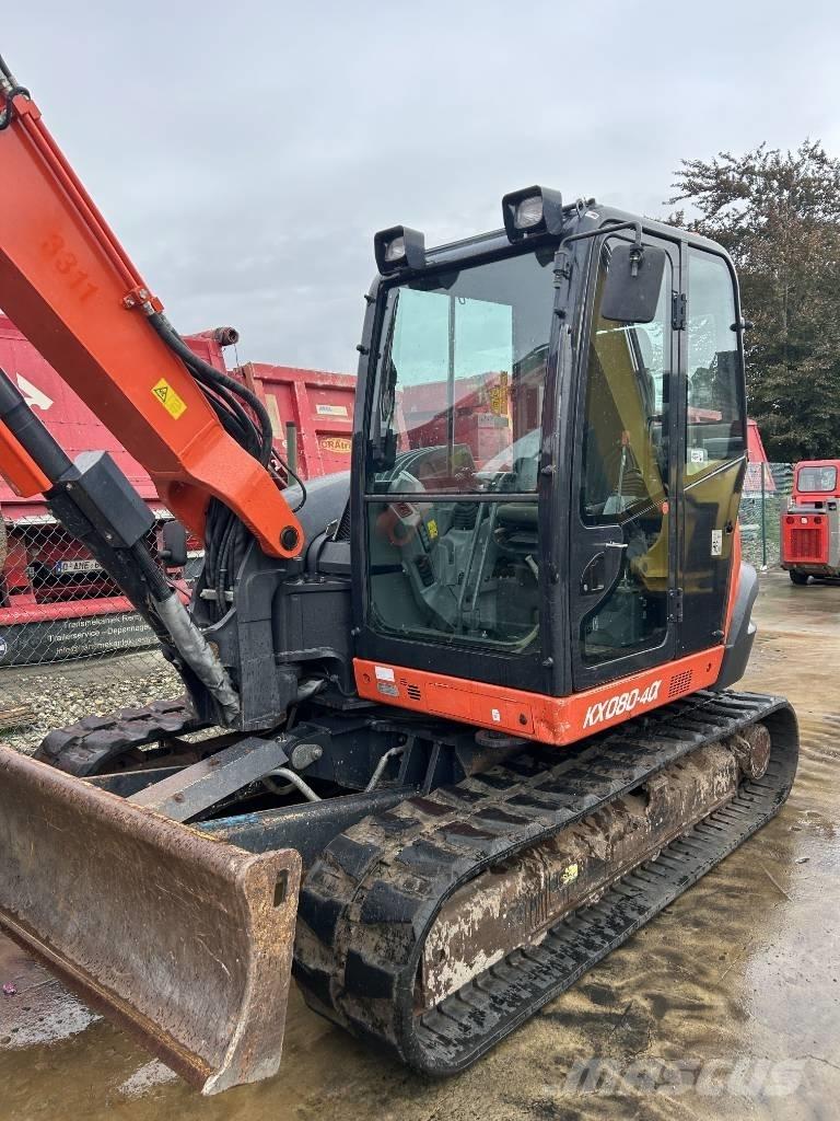 Kubota KX 080-4 Mini pelle 7t-12t