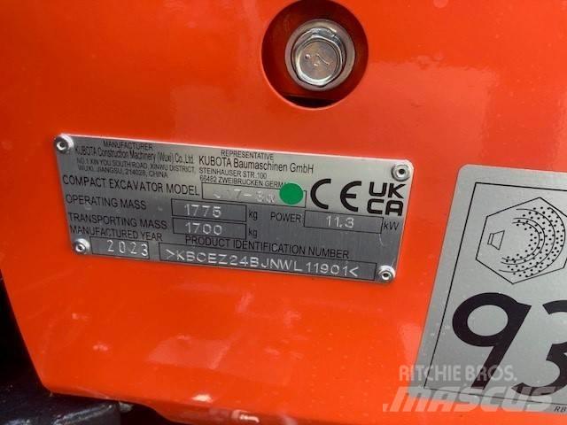Kubota U 17-3 Mini pelle < 7t