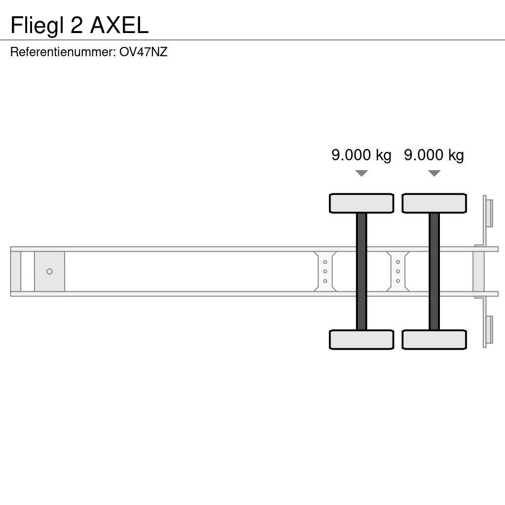 Fliegl 2 AXEL Semi remorque surbaissée