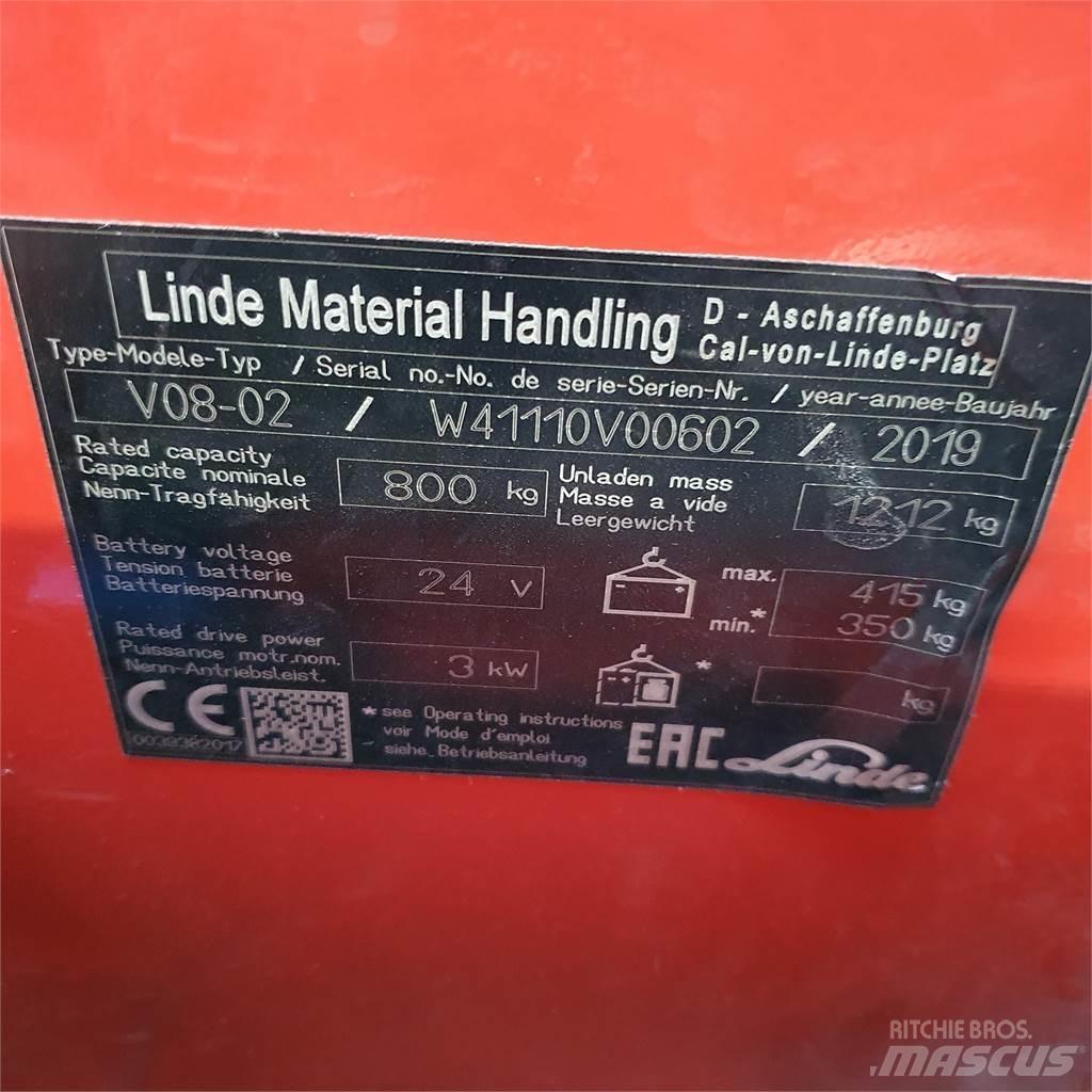 Linde V08-02 Préparateur de commande moyenne levée