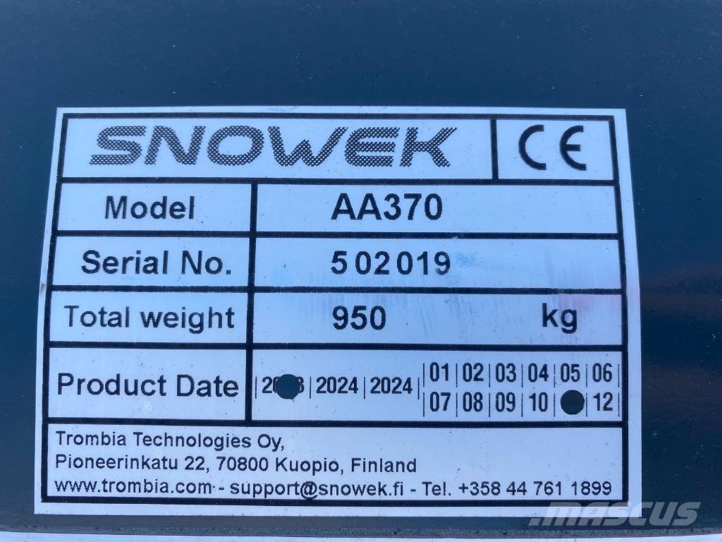 Snowek AA 370 Chasse neige