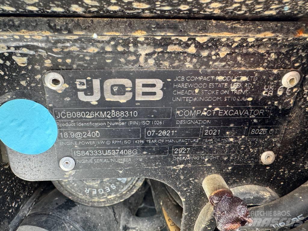 JCB 8026CTS Pelle sur chenilles
