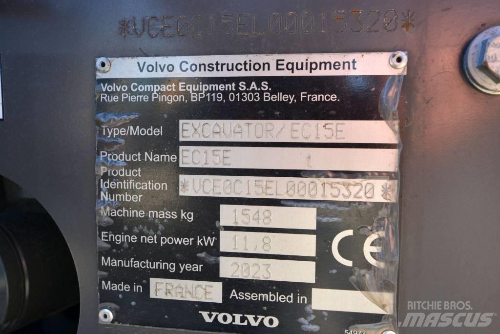 Volvo EC 15 E Mini pelle < 7t