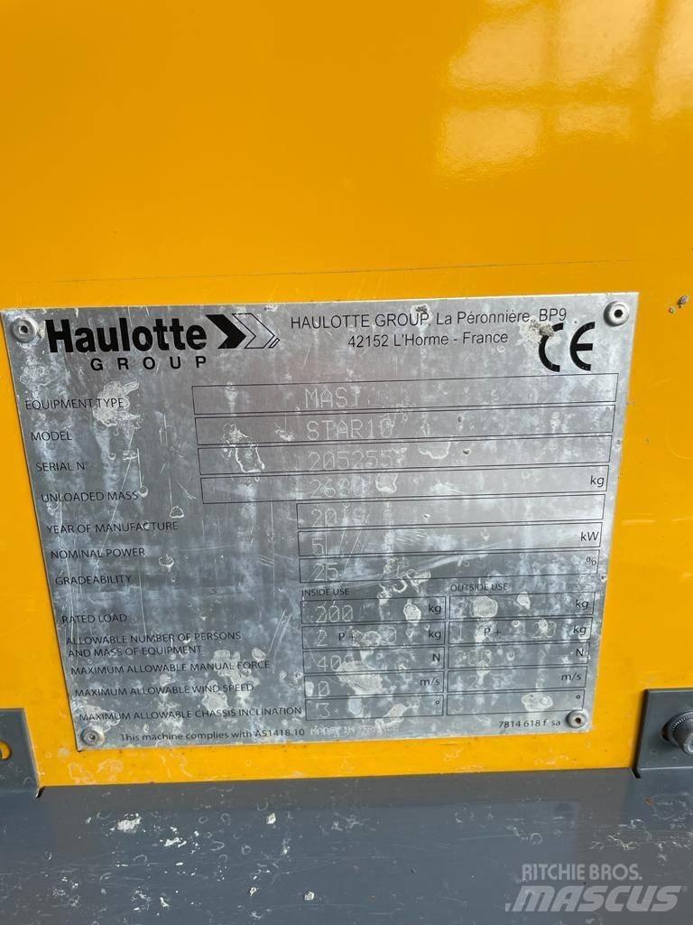 Haulotte Star 10 Mât vertical