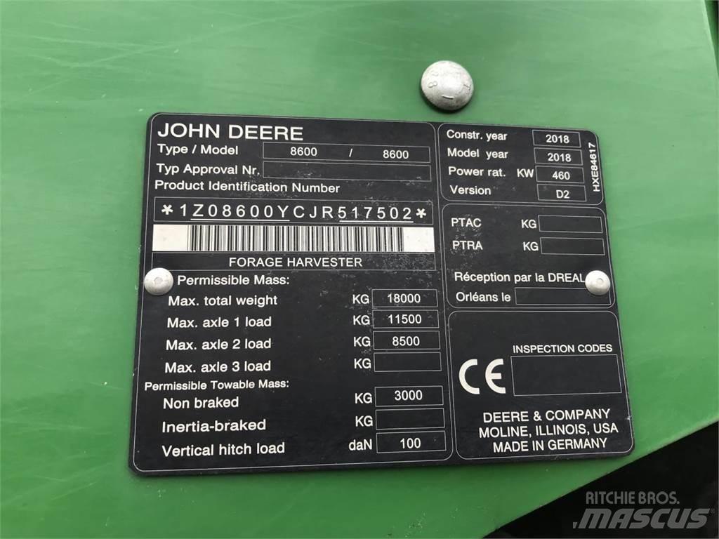 John Deere 8600 Ensileuse automotrice