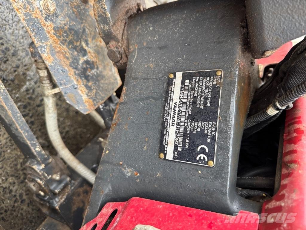 Yanmar SV08 (1F239) Mini pelle < 7t