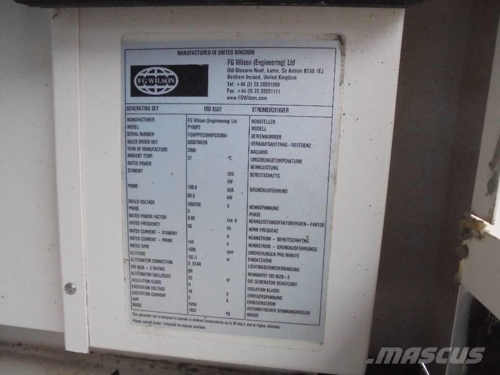 Wilson P 100 P2 Générateurs diesel