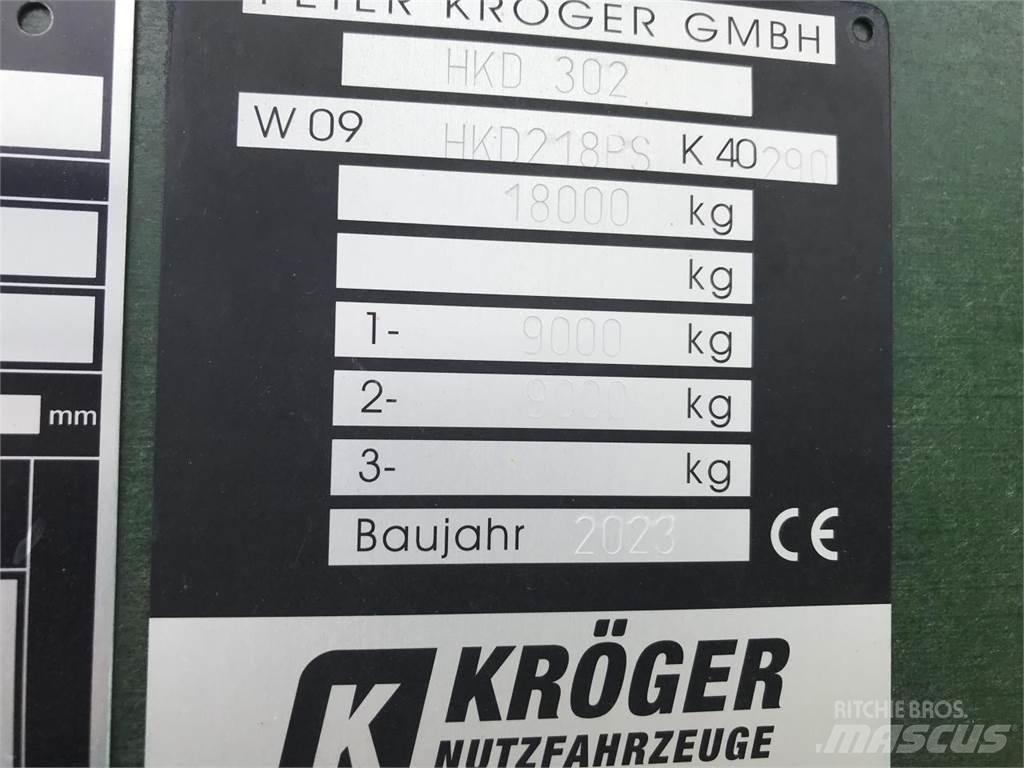 Kröger HKD 302 Remorque benne