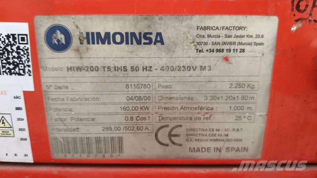 Himoinsa HIW 200 T5 Générateurs diesel