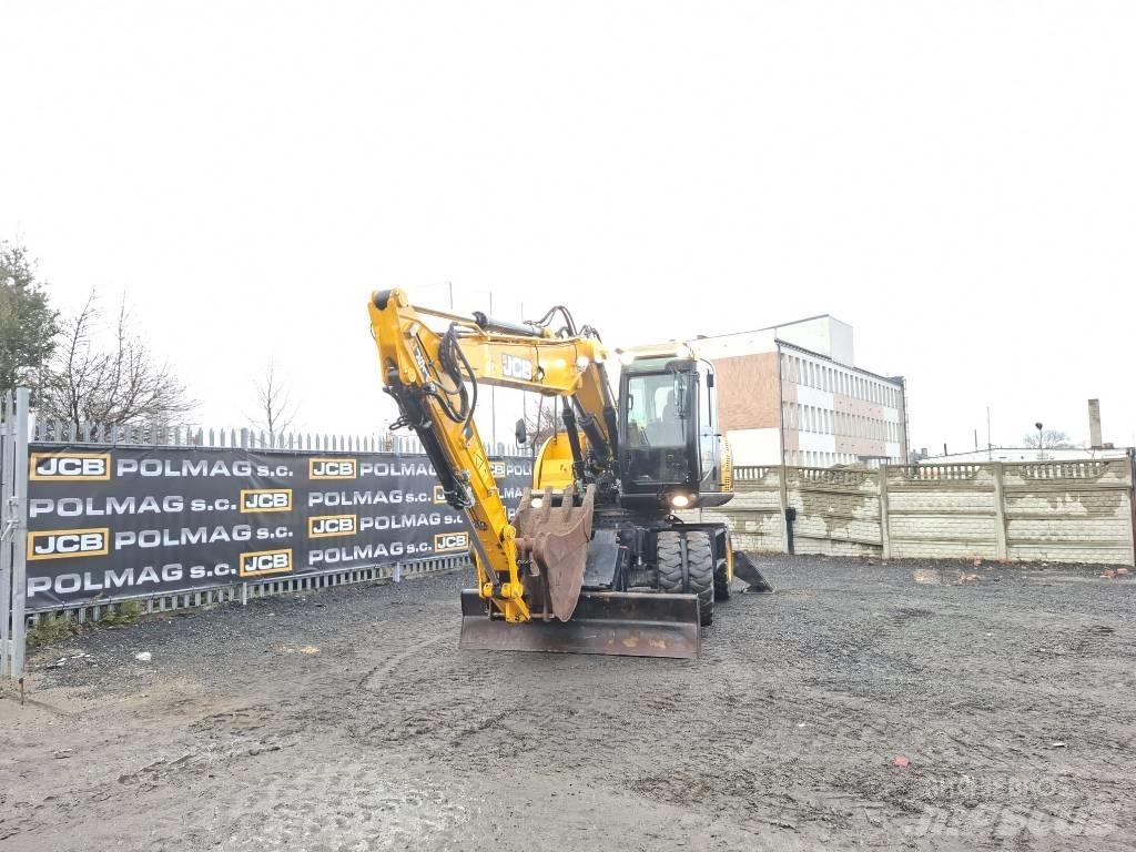 JCB JS 145 W Pelle sur pneus