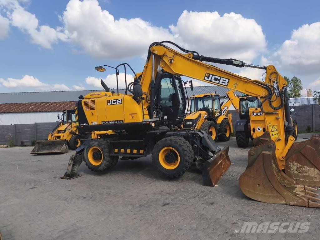 JCB JS 145 W Pelle sur pneus