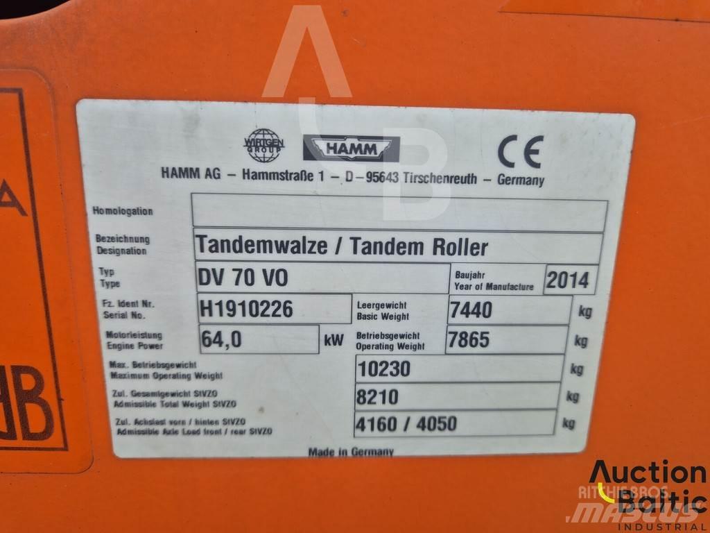 Hamm DV 70 VO Autres rouleaux