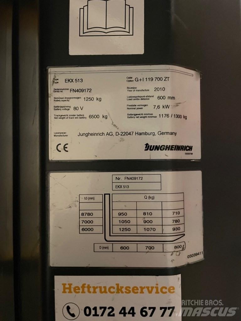Jungheinrich EKX 513 Préparateur de commande haute levée